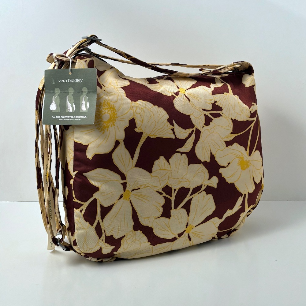 Vera Bradley Calera Convertible Backpack – Water-Repellent Nylon (NEW with Tags)